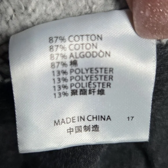 Brandy Melville Black Track Pants with Cream Drawstring - Picture 6 of 7